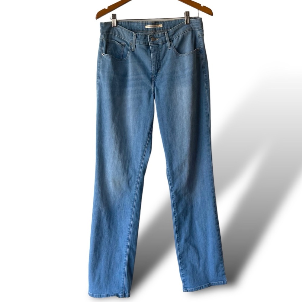 Levi's Women's 314 Shaping Straight Jeans Size 16W Medium Wash Denim Blue​